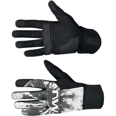 Handschuhe NORTHWAVE FAST GEL Reflektierend/Schwarz 0